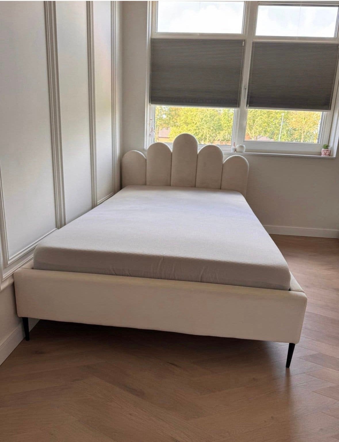 Prachtig Shell Juke bed 120x200 cm zo goed als nieuw!, Ophalen, Zo goed als nieuw, Twijfelaar, 120 cm