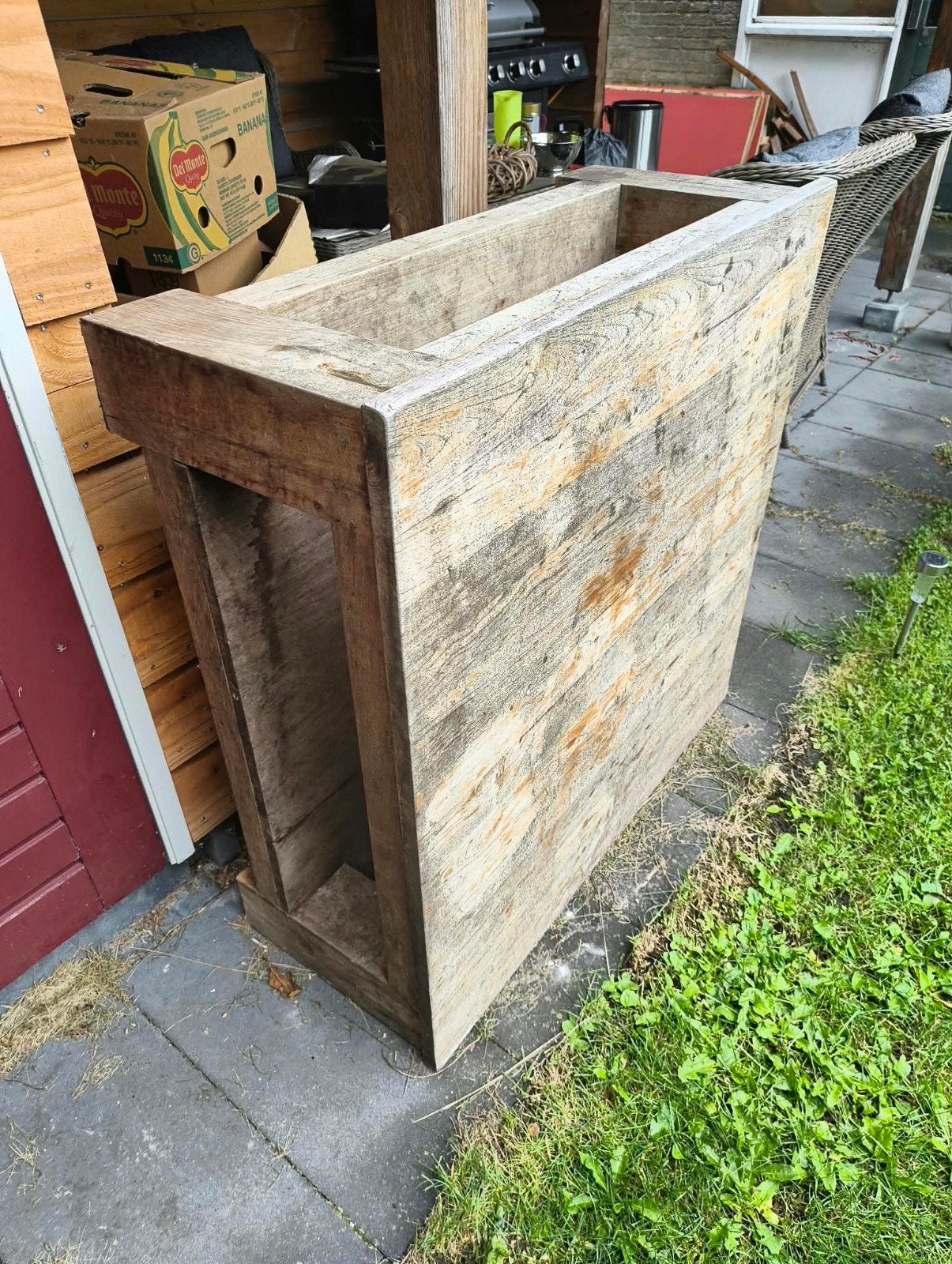 Gratis Teakhouten Tafel - Opknapper, Ophalen, Gebruikt, Teakhout
