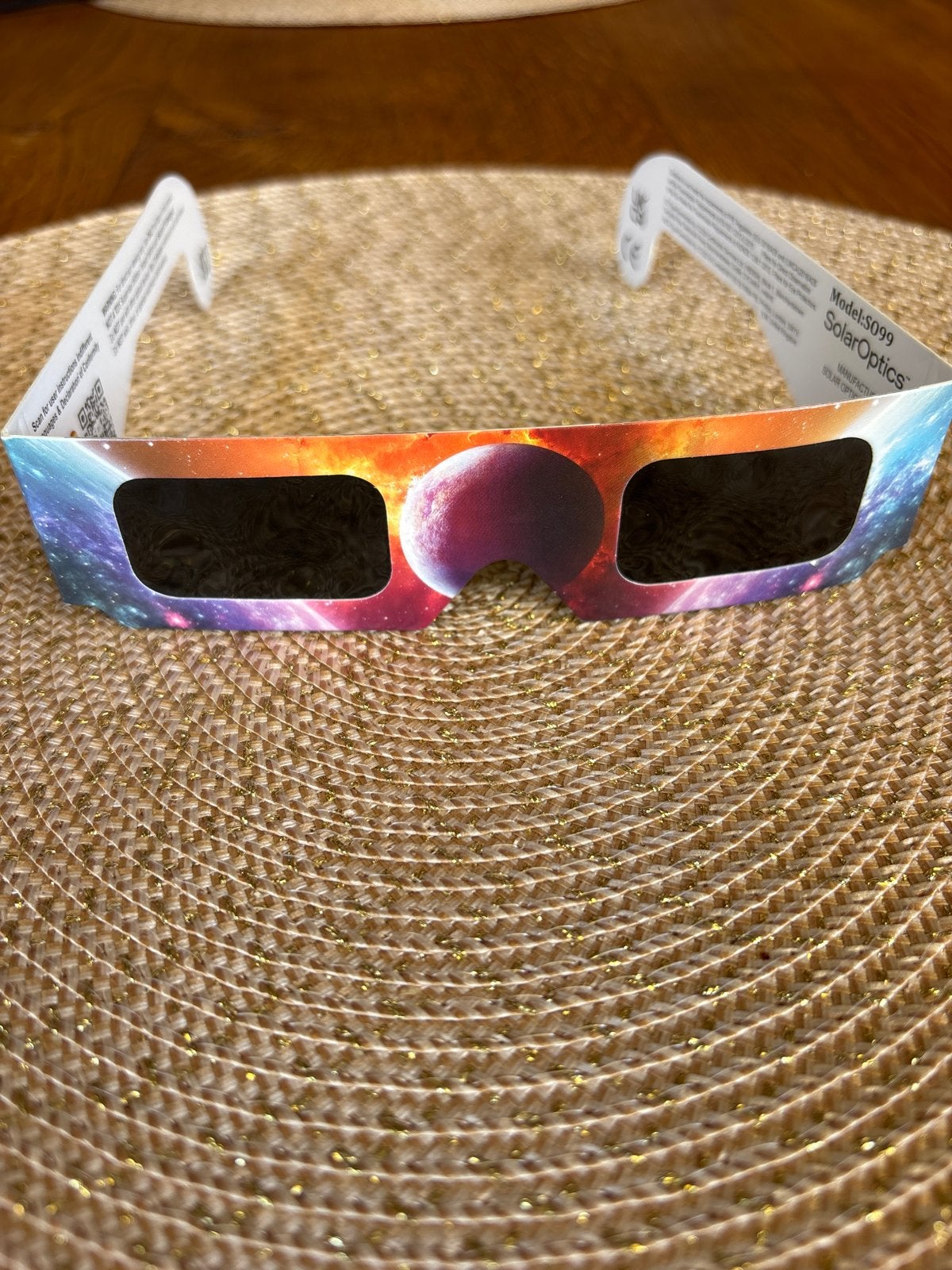 Eclipsbrillen 2x - Solar Optics Model: S099, Overige merken, Overige kleuren, Nieuw, Ophalen of Verzenden