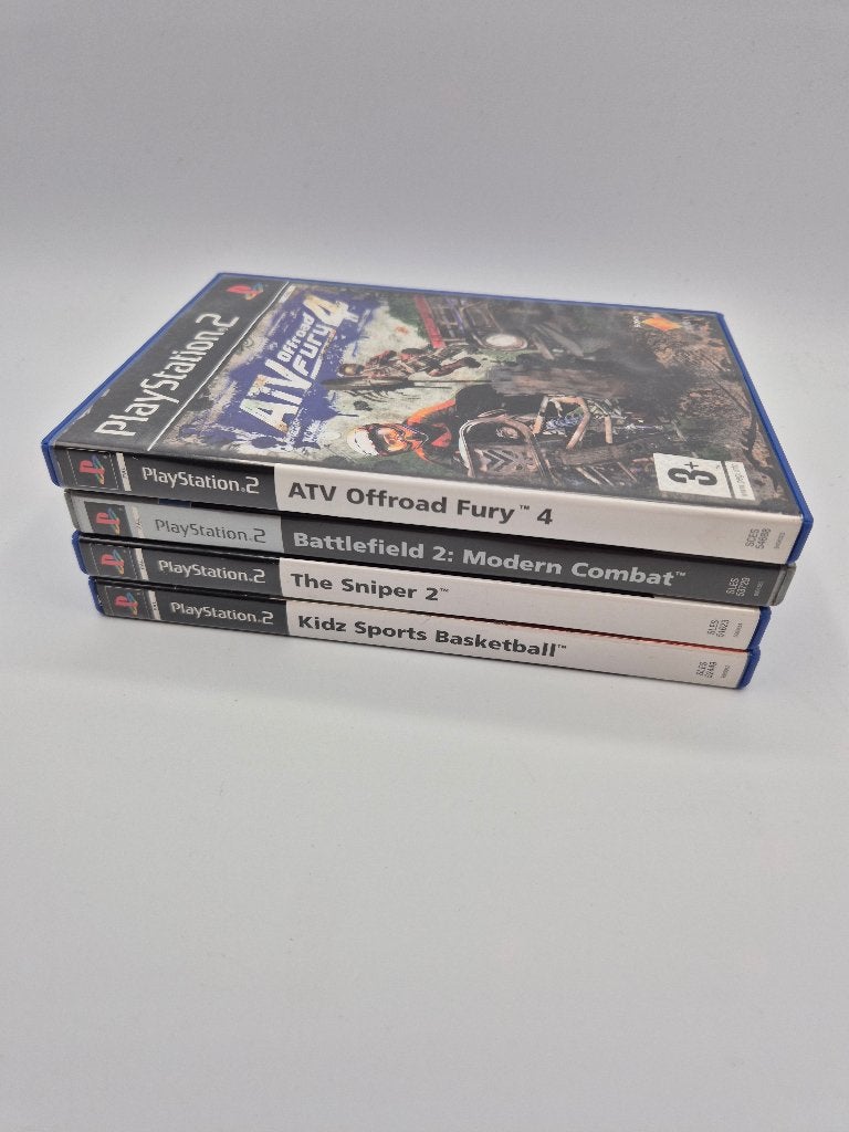4 PlayStation 2 spellen - 5, O, Vanaf 18 jaar, O, O