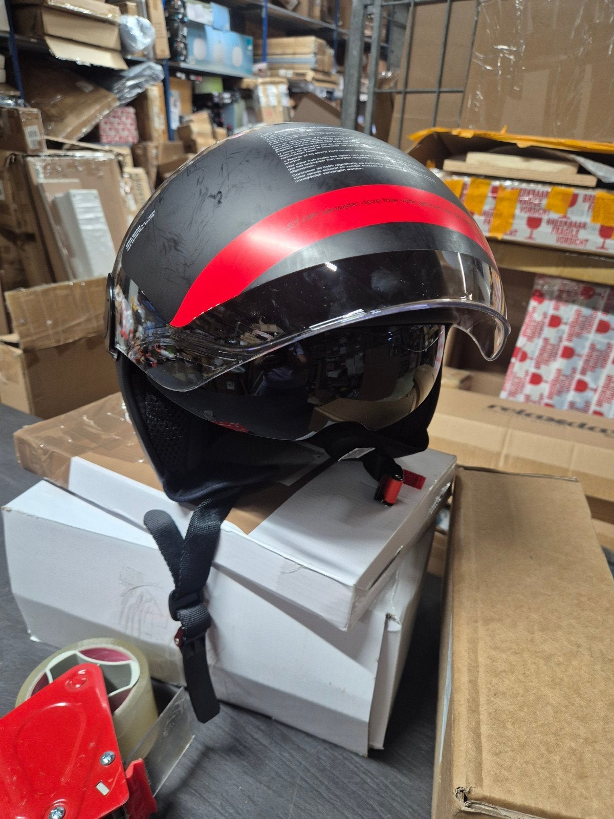 helm nieuw speQ  h595, Fietsen en Brommers, Brommerhelmen, Ophalen of Verzenden, Nieuw