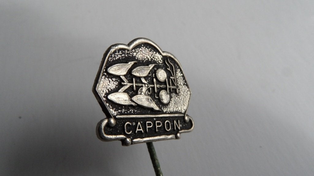 Cappon landbouw ploegen speld, Verzenden, Gebruikt, Merk, Speldje of Pin