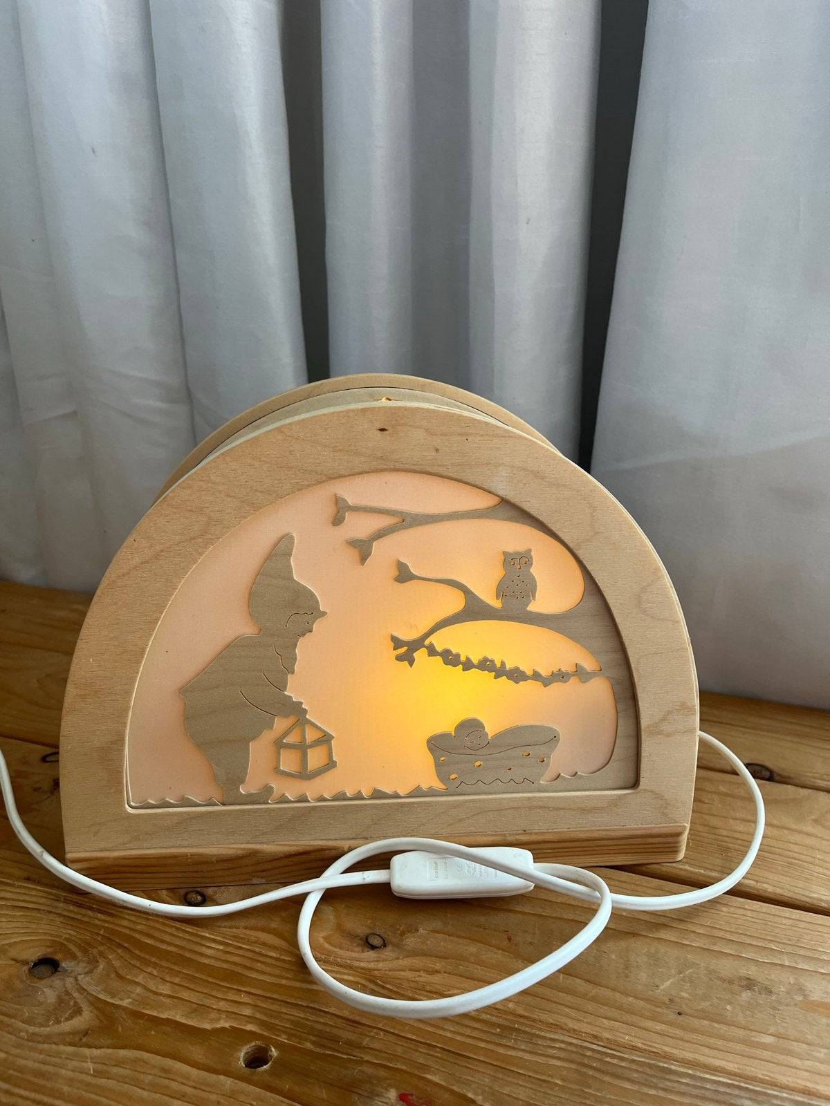 Noest silhouet lamp met 2 verschillende frontjes, Overige merken, Gebruikt, Meerkleurig, Overige fittingen
