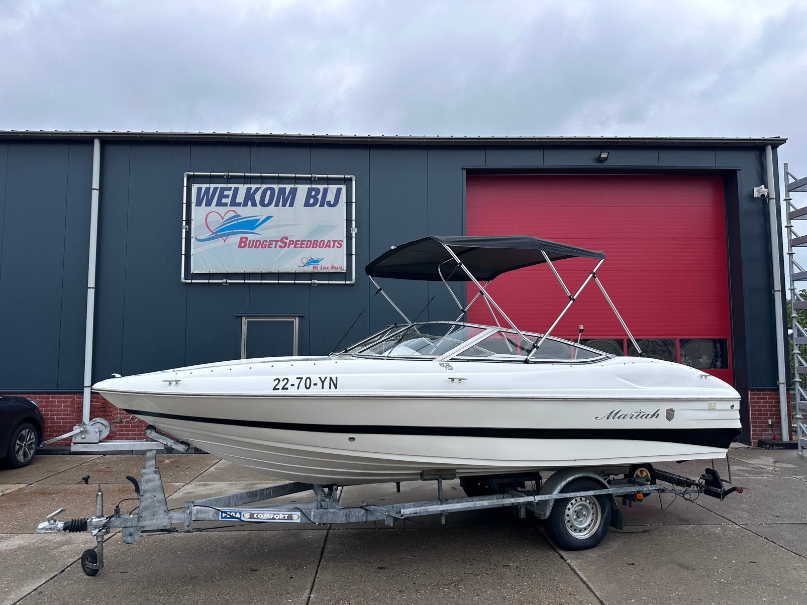 Nette complete speedboot(mariah19sx) van 2007 incl trailer, Gebruikt, Binnenboordmotor, Viertaktmotor, 120 tot 200 pk