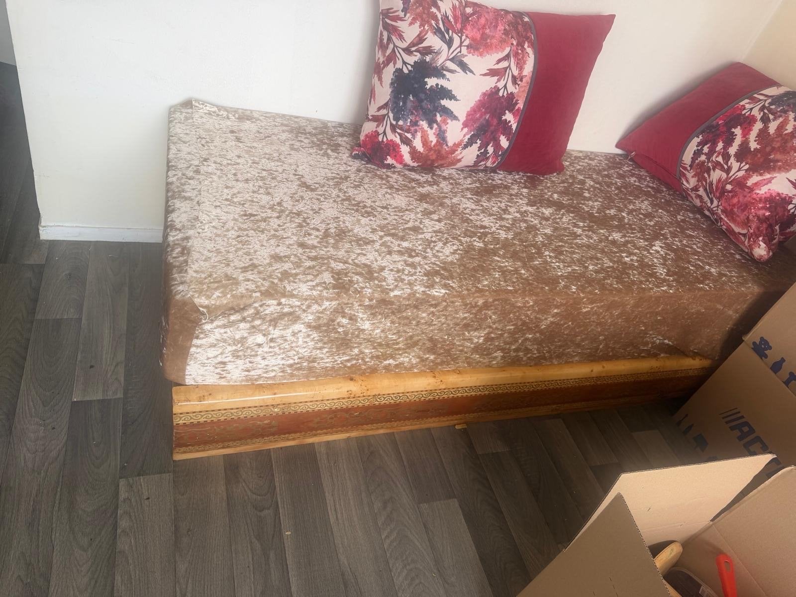 Marokkaanse banken/sedari met kussens en tafeltjes, Ophalen of Verzenden, Gebruikt, Hout