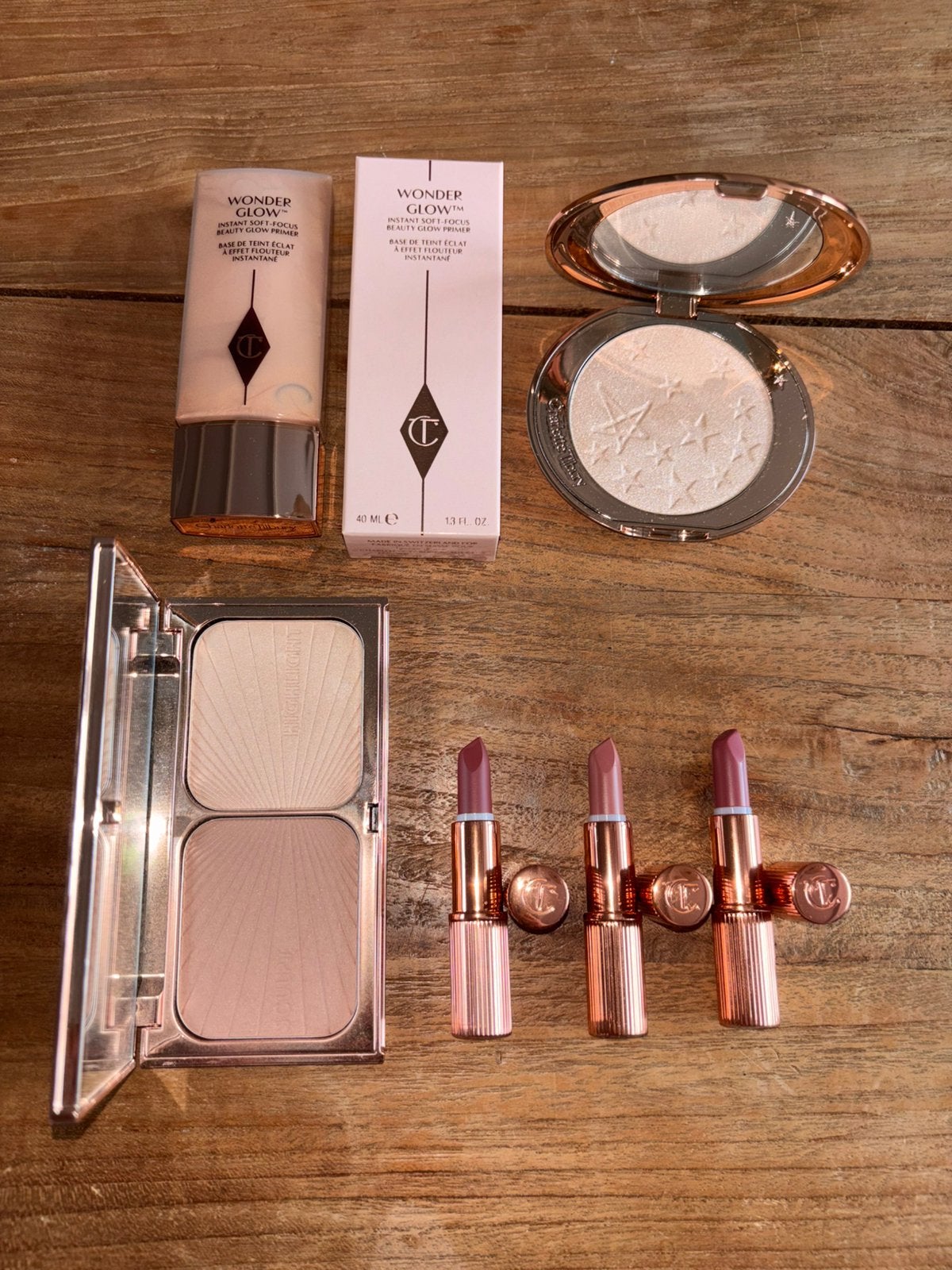 Makeup pakket Charlotte Tilbury, Overige kleuren, Zo goed als nieuw, Make-up, Verzenden