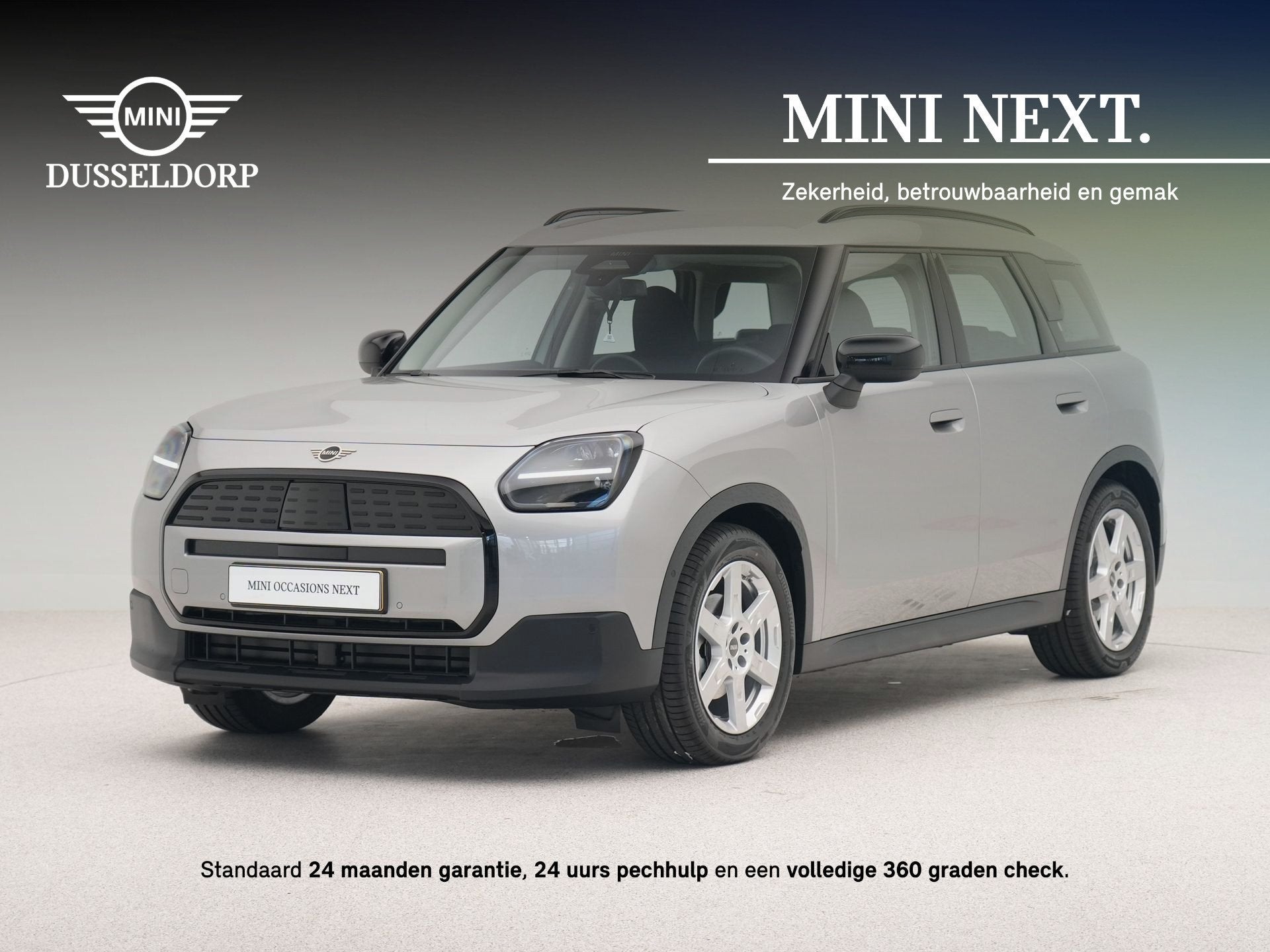 MINI Countryman E Essential Accu conditie 100% (bj 2024), Auto's, Dealer onderhouden, Stof, Gebruikt, Countryman