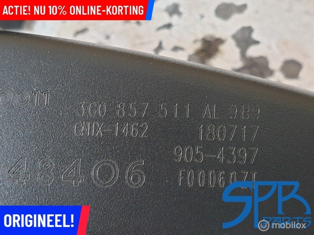 PASSAT ARTEON TOUAREG ZELFDIMMEND Binnenspiegel 3G0857511AL, Auto-onderdelen, Gebruikt, Volkswagen, Ophalen of Verzenden, Volkswagen