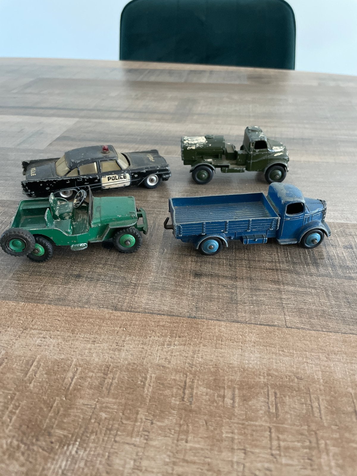 Dinky Toys Collectie: 4 Vintage Diecast Voertuigen, Ophalen of Verzenden, Gebruikt