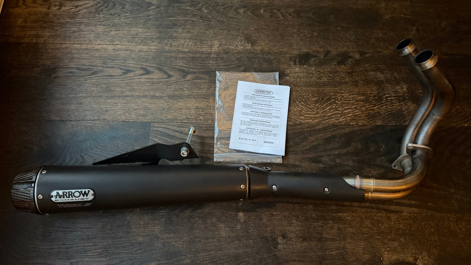 ARROW uitlaatsysteem VULCAN S 650 met e-keur!!, Ophalen, Gebruikt