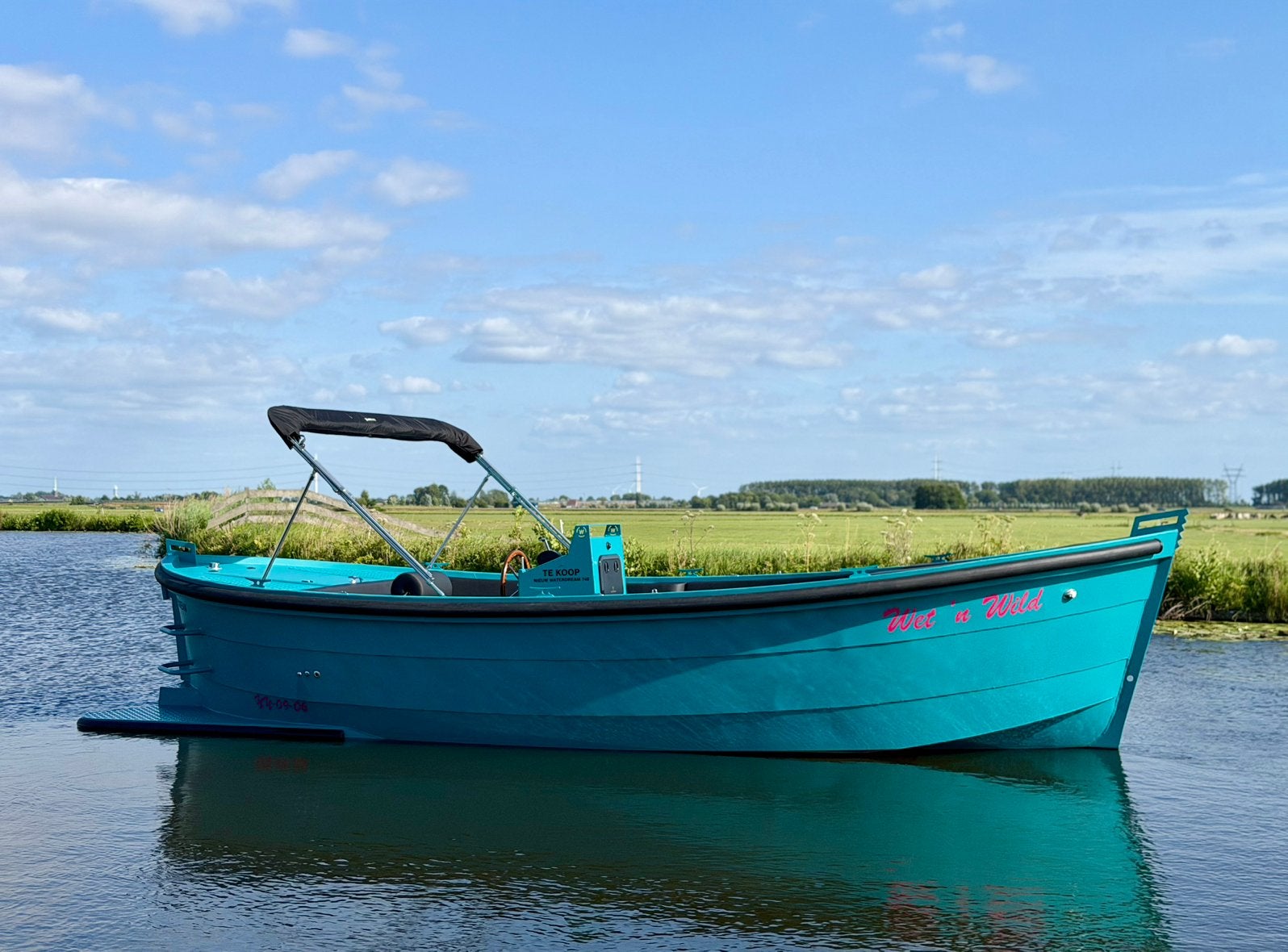 *DEMO* 2026 Waterdream 740 Alu sloep 135pk Honda, Watersport en Boten, Ophalen, Zo goed als nieuw, Aluminium, Biminitop