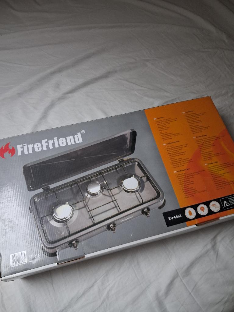 Firefriend 3 pits gaskooktoestel met drukregelaar, Ophalen, Nieuw