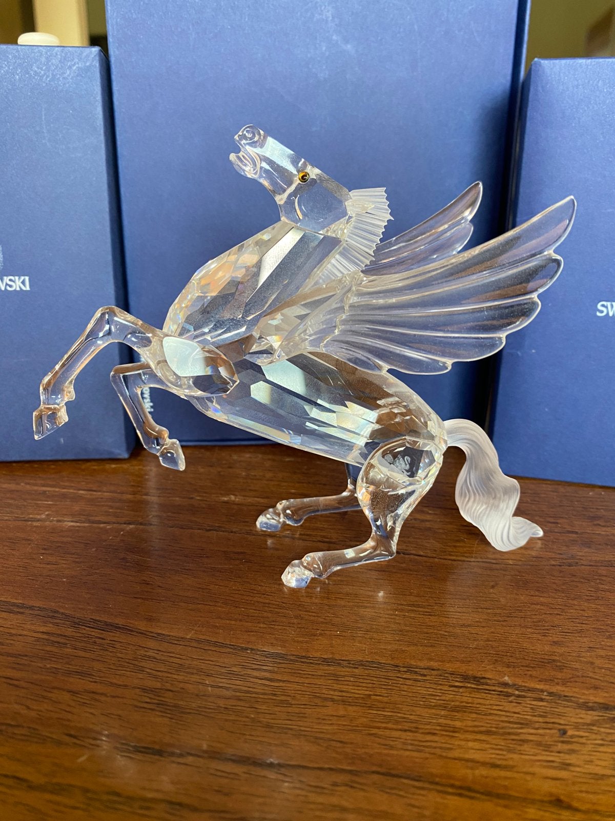 Swarovski, Pegasus , in zeer goede staat, Ophalen of Verzenden, Zo goed als nieuw, Figuurtje