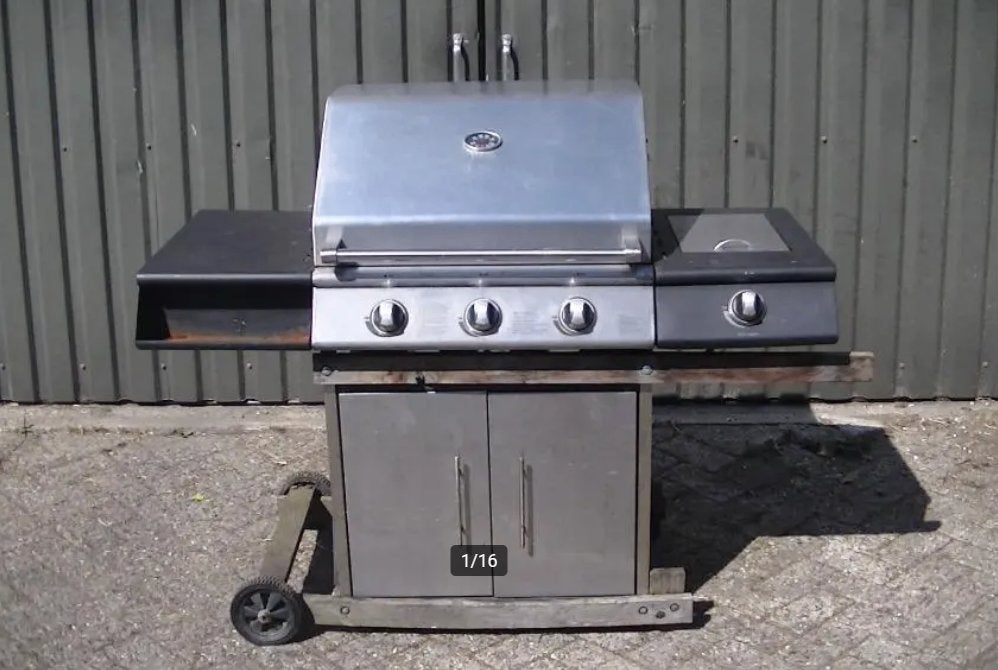 🌈Kingstone buiten keuken barbecue / barbeque 🌈, Tuin en Terras, Ophalen, Gebruikt