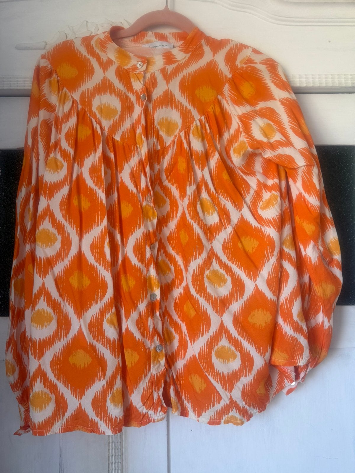 Oranjes blouse one Size, Ophalen of Verzenden, Nieuw, Maat 38/40 (M), Oranje