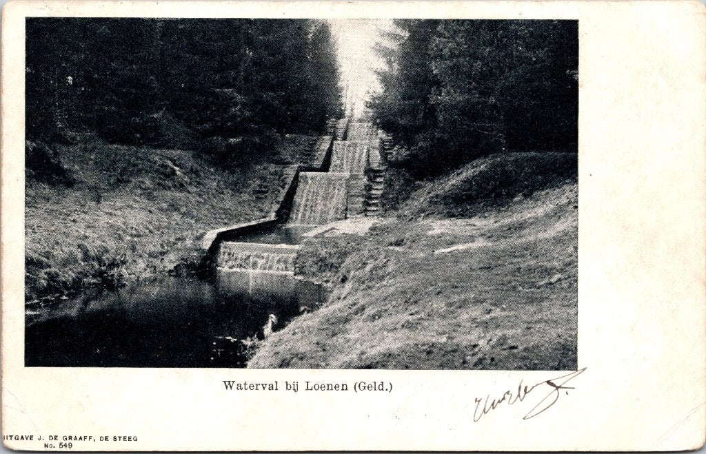 Loenen op de Veluwe - 12 oude ansichtkaarten Waterval