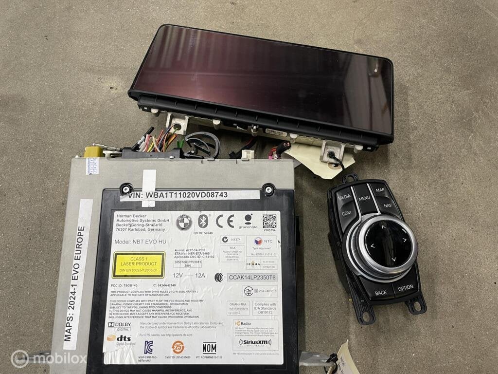 Navigatie set BMW 1-serie F20LCI  65129437949 / 65825A3B1E4, Gebruikt, Ophalen of Verzenden, BMW, BMW