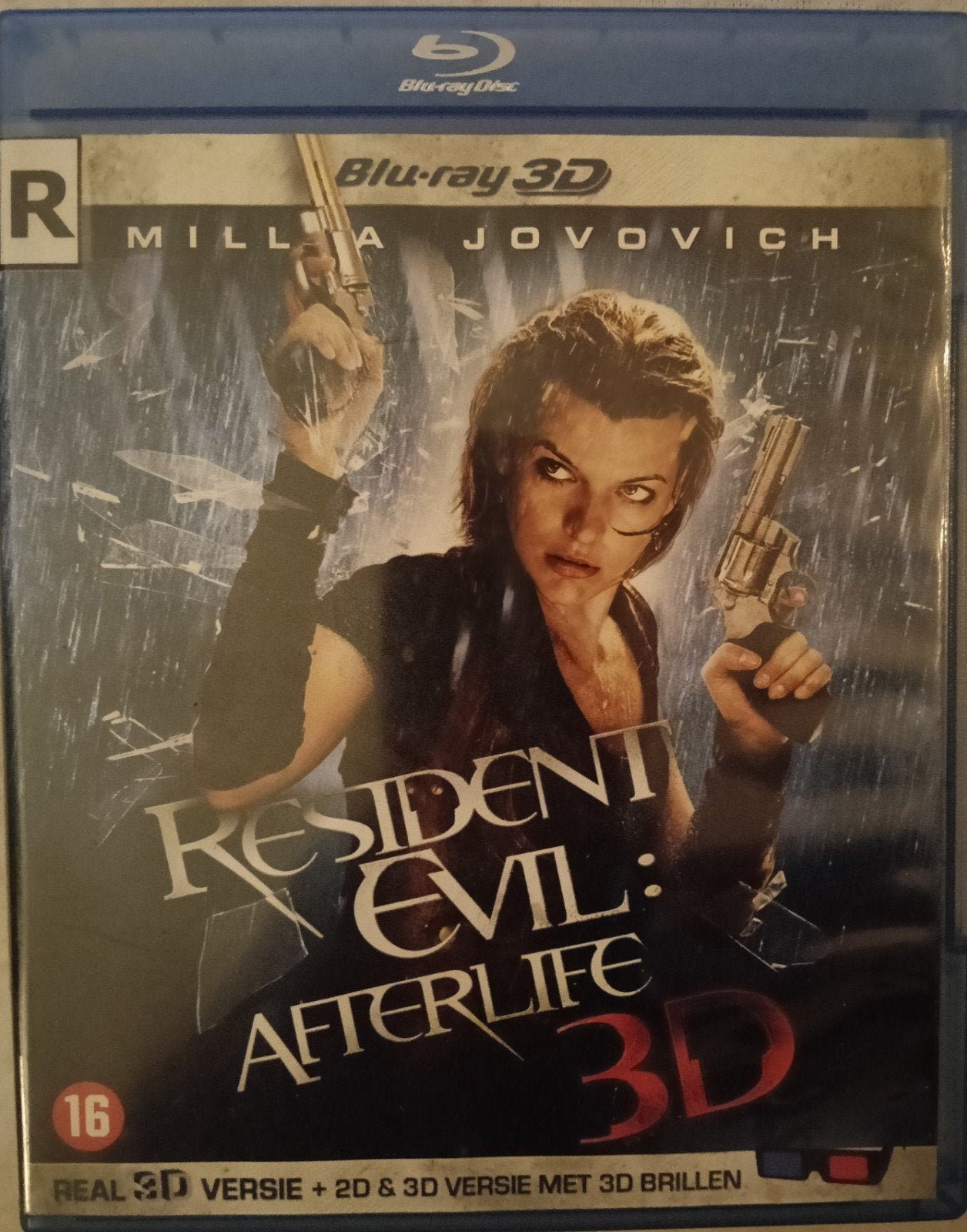 Resident Evil Afterlife bluray, Ophalen of Verzenden, Zo goed als nieuw, Horror