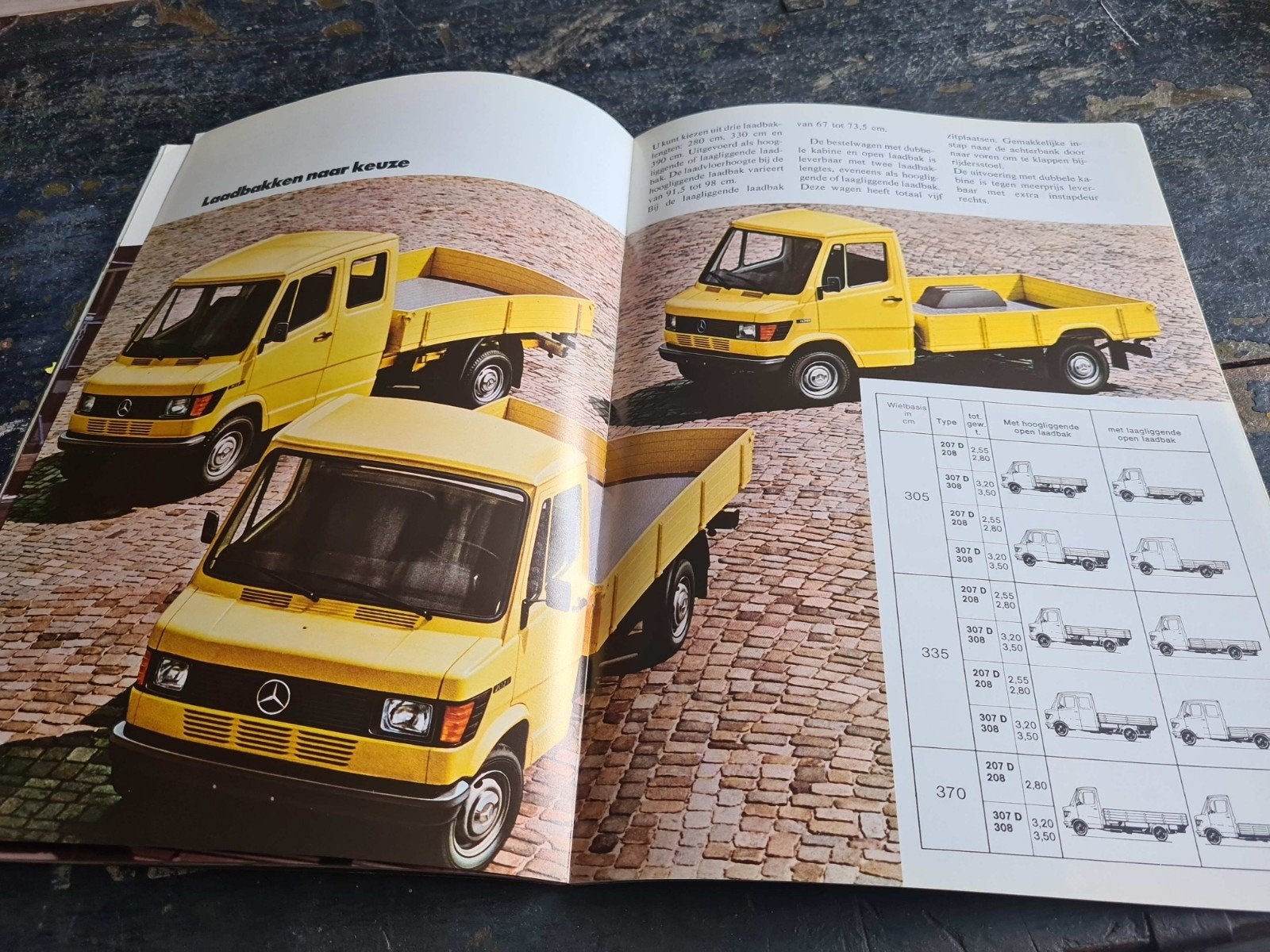 Mercedes 207 D, 208, 307D, 308  5/80, Ophalen of Verzenden, Nieuw, Mercedes
