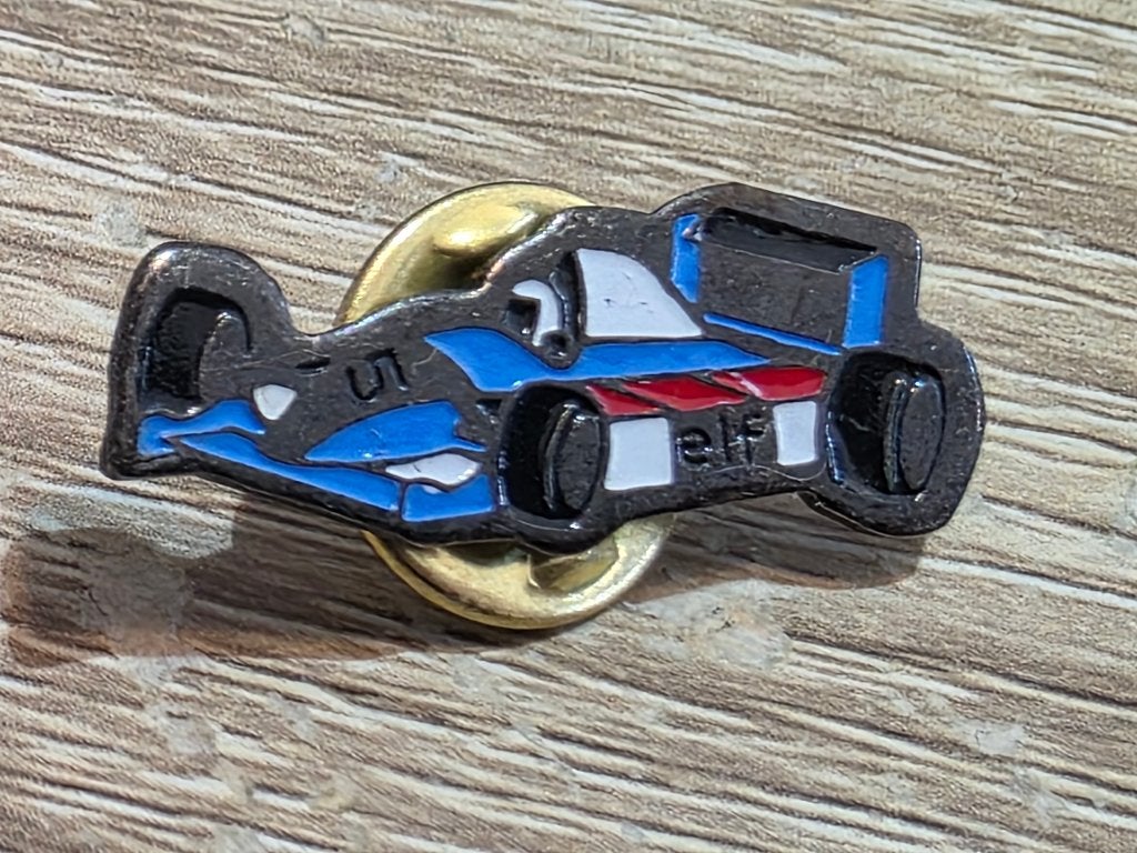 Set van 2 Vintage Formule 1 Pins - Elf Racing (Jaren '90), Verzamelen, Speldjes, Pins en Buttons, Ophalen of Verzenden, Gebruikt