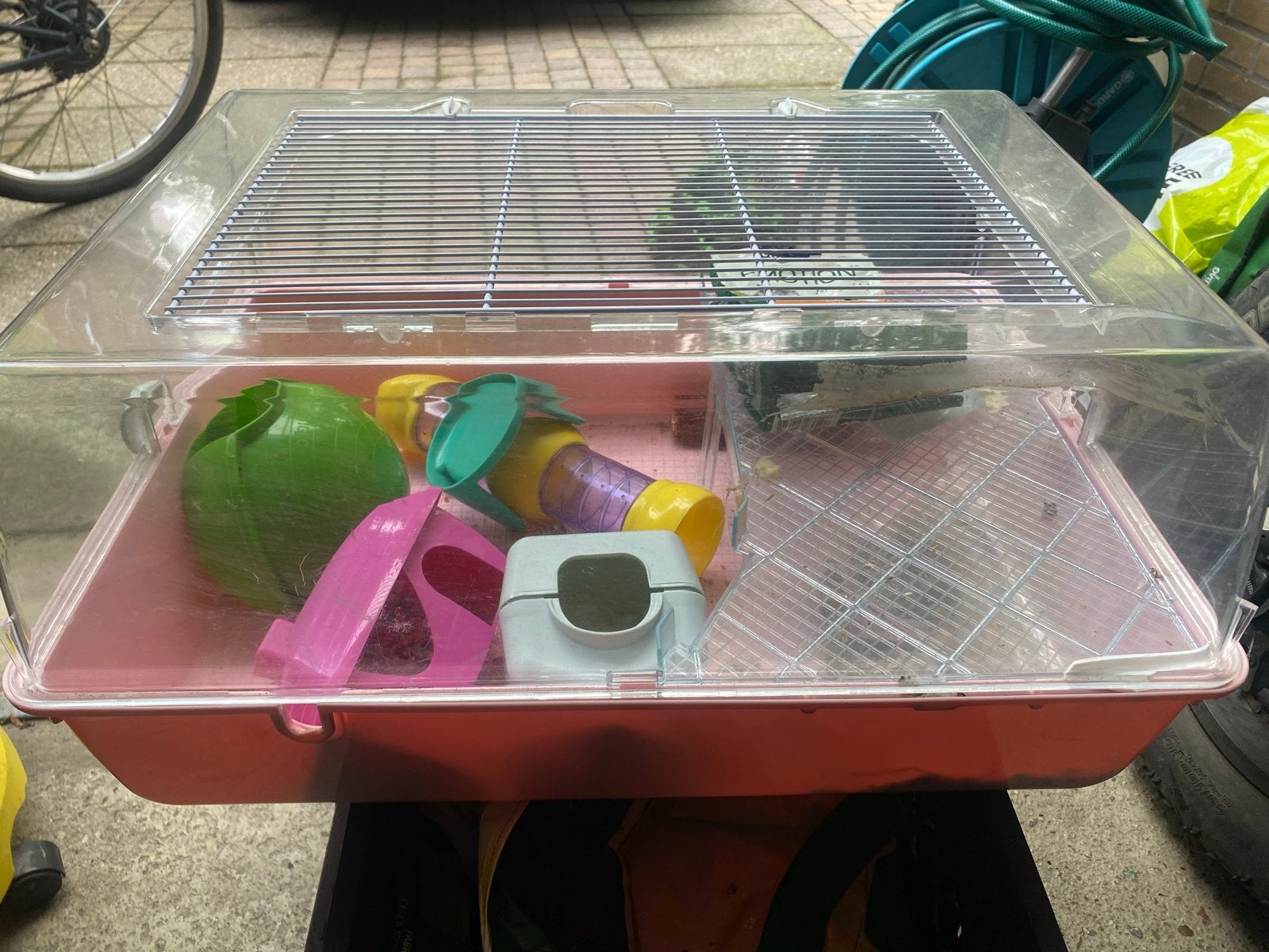 Roze Hamsterkooi, Dieren en Toebehoren, Ophalen of Verzenden, Gebruikt