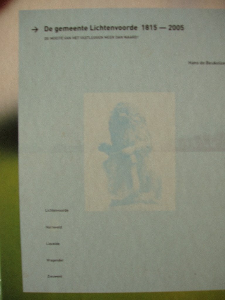 De gemeente Lichtenvoorde 1815 - 2005., 20e eeuw of later, Zo goed als nieuw, Hans de Beukelaer, Ophalen of Verzenden
