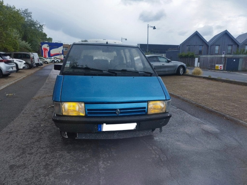 Renault Espace 2.1 Phase 1 Turbo DIESEL 1987 Oldtimer 5 bak, Auto's, Voorwielaandrijving, Stof, Blauw, Particulier
