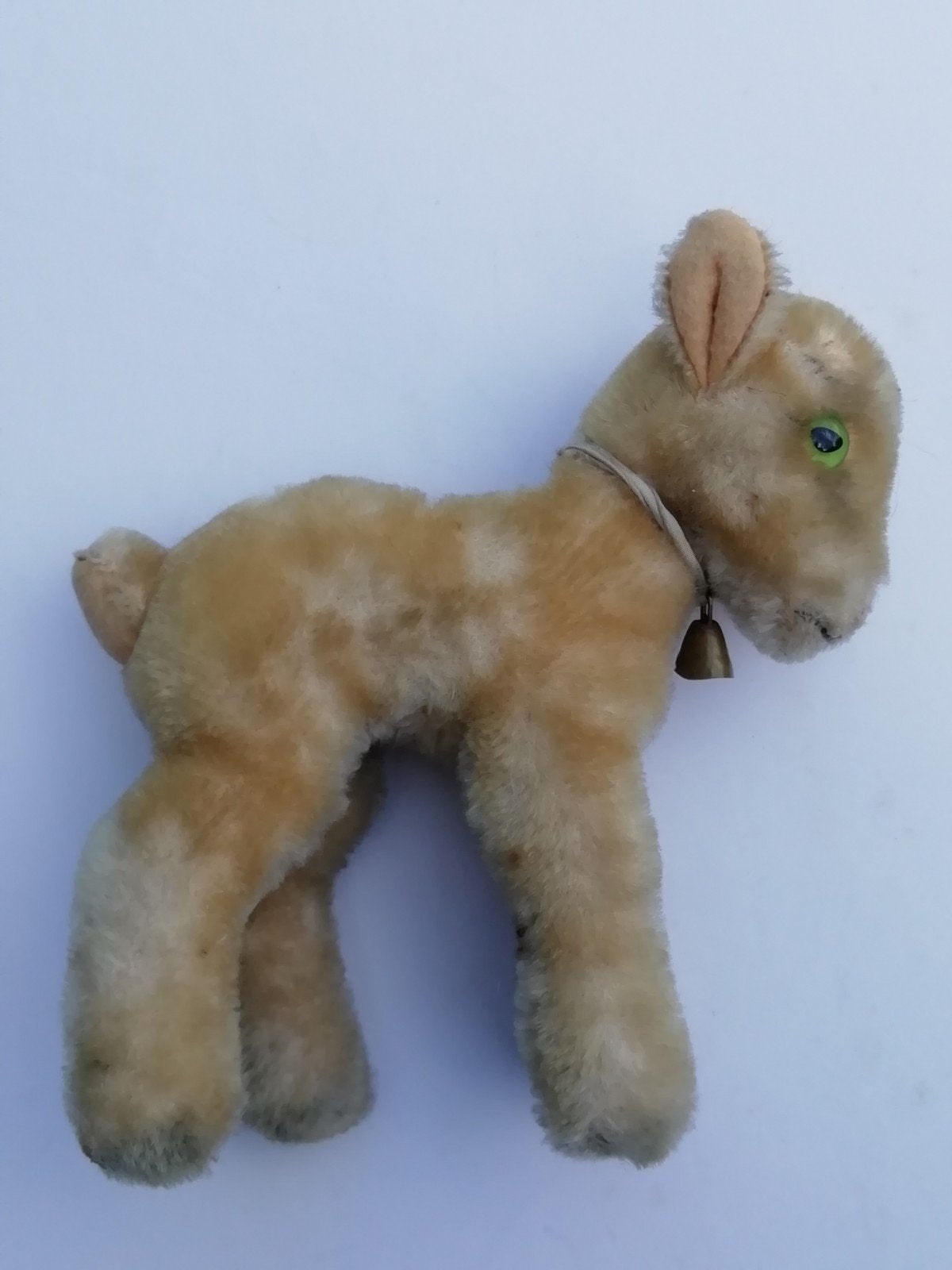 Oude Steiff Geit Knuffel met Belletje - Vintage, Ophalen of Verzenden