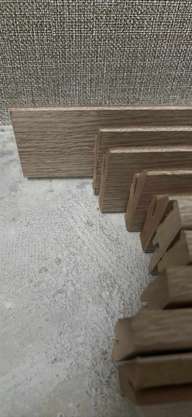 Opzetplinten licht bruin, nieuw, Nieuw, Minder dan 5 m², Hout, Ophalen