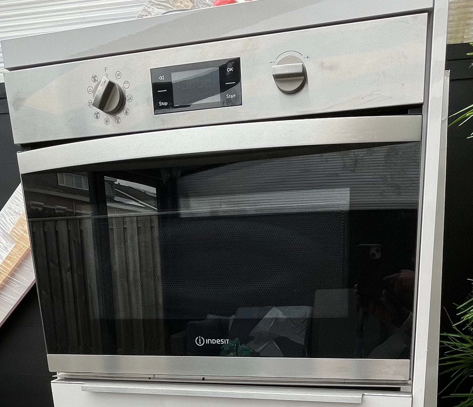 Indesit combi oven (kast gratis erbij), Ophalen, Gebruikt, Indesit, Combi-oven