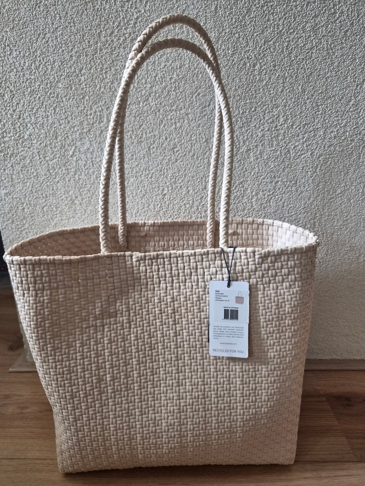 Handed By Shopper Solo Champagne M - Nieuw, Sieraden, Tassen en Uiterlijk, Ophalen, Nieuw, Beige, Shopper