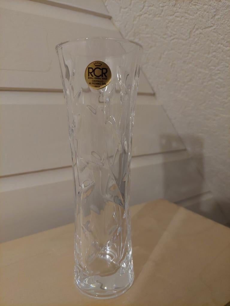 RCR Kristallen Vaasje - Elegant en Tijdloos Design, Antiek en Kunst, Antiek | Glas en Kristal, Ophalen of Verzenden