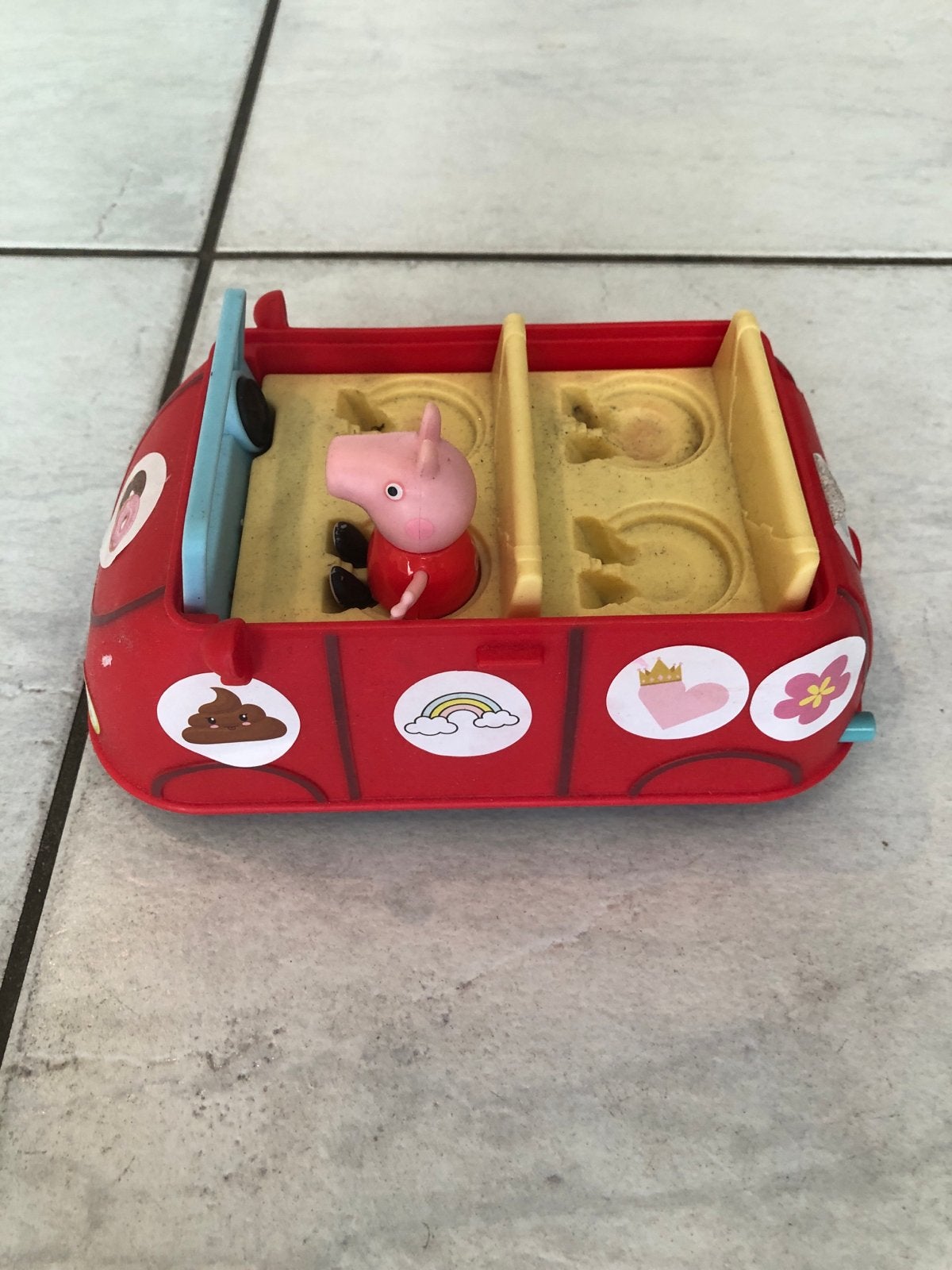 Peppa Pig auto met Peppa Pig poppetje, Ophalen of Verzenden, Gebruikt