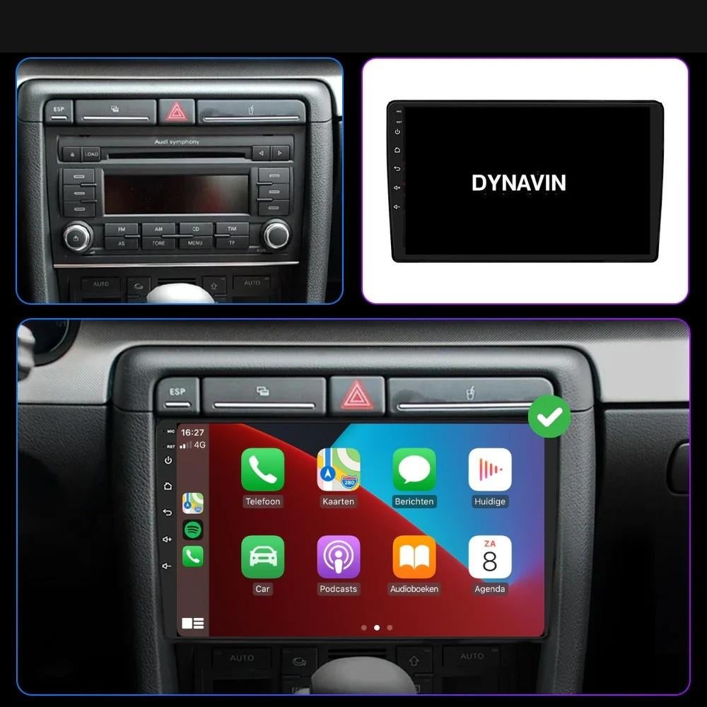 Apple carplay Radio Navigatie Seat Exeo 2010 android 15 tmc, Oberonweg 262 3208pg, Nieuw, Ophalen of Verzenden, Dynavin
