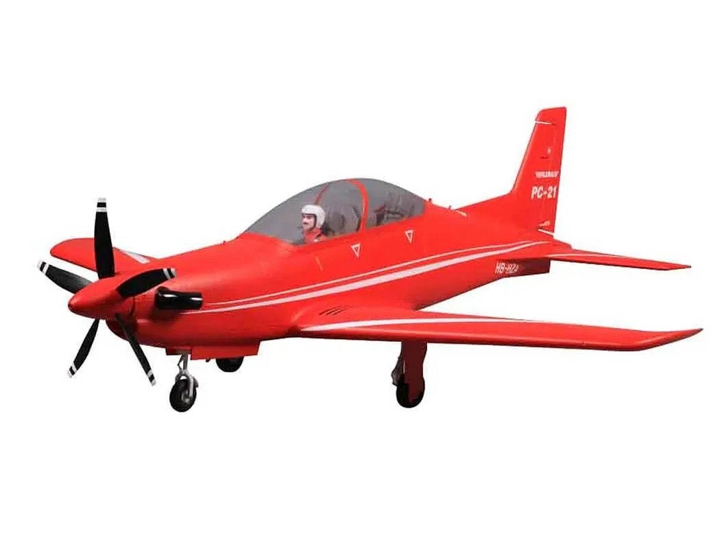 RC Vliegtuig Pilatus PC-21 -  nieuw in doos, Zo goed als nieuw, Groter dan 1:72, Vliegtuig, Ophalen