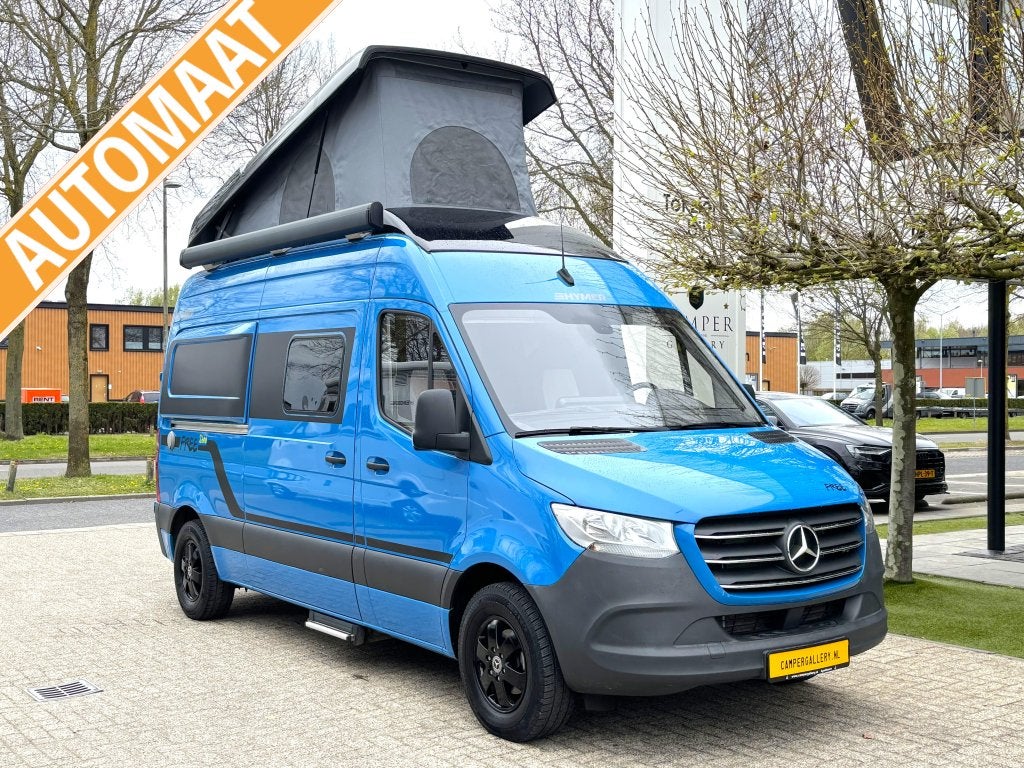 Hymer Free 600 S MERCEDES AUTOMAAT DWARSBED + HEFDAK 5.99M, Automaat, Buscamper of Camperbus, Bedrijf, Diesel