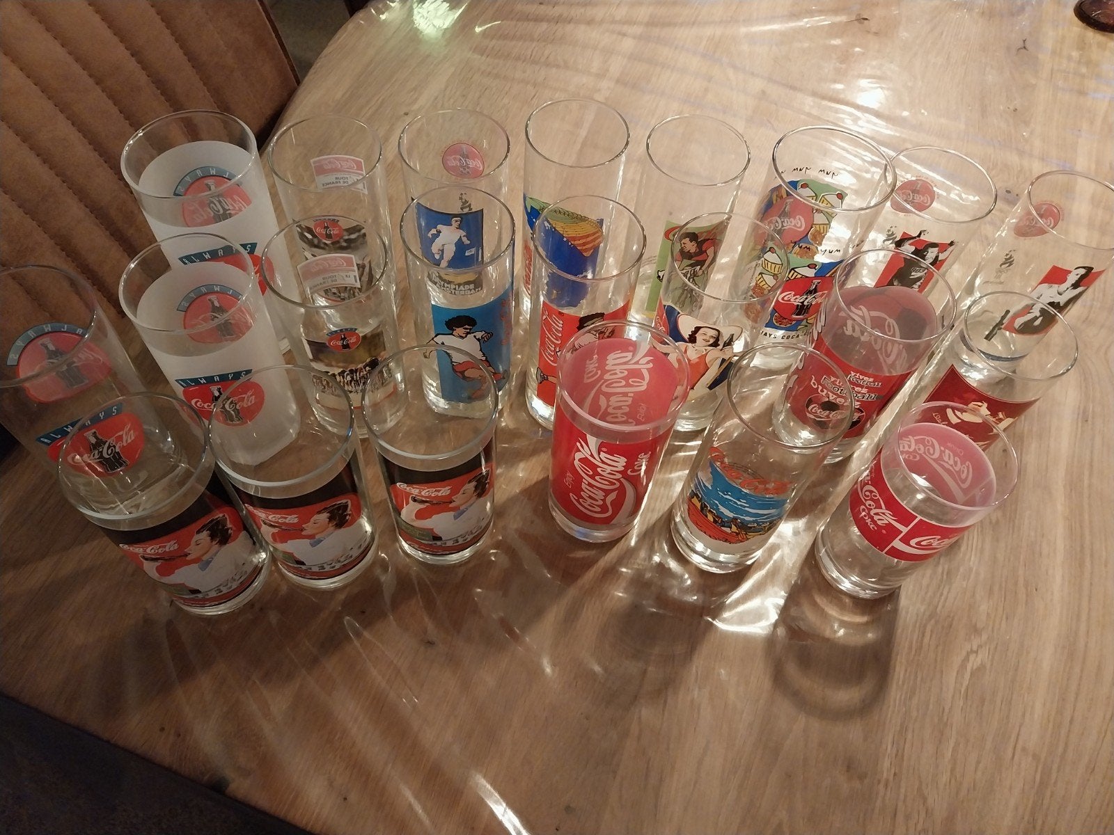 Coca-Cola glazen, Ophalen of Verzenden, Zo goed als nieuw, Frisdrankglas