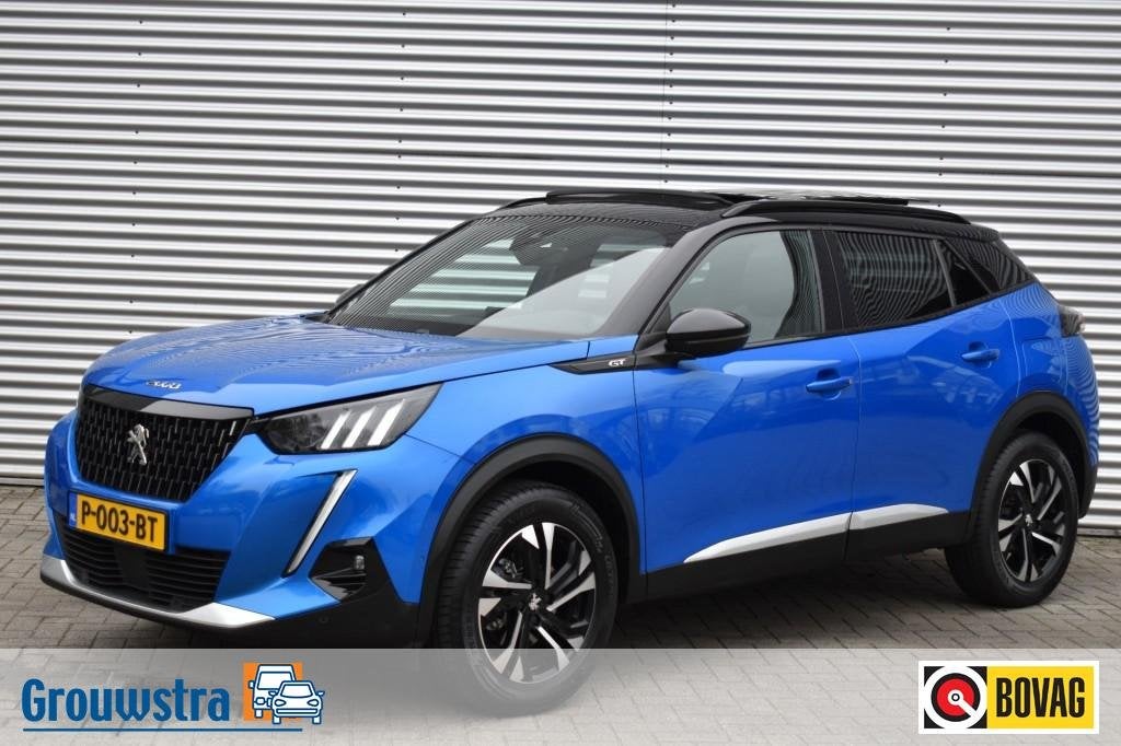 Peugeot 2008 1.2 AUT. PT GT / ADAP. CRUISE / P.DAK / AFN. HA, Auto's, Peugeot, 1199 cc, 157 pk, Blauw, Origineel Nederlands