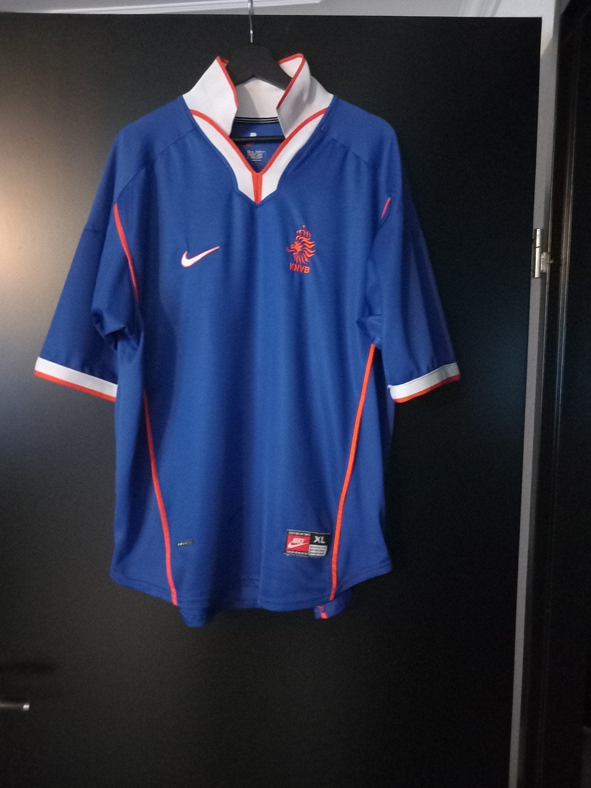 Nederlands elftal shirt, 1998 uit shirt, nike, vintage, Ophalen of Verzenden, Zo goed als nieuw, Overige binnenlandse clubs, Shirt