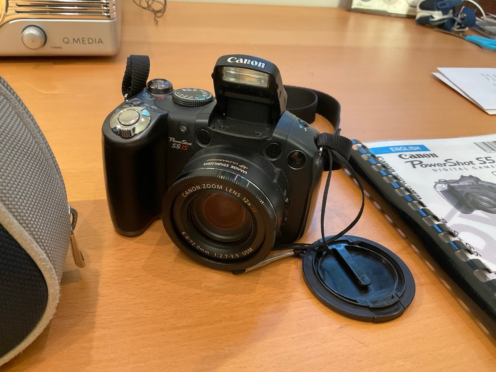 Canon PowerShot S5 IS Digitale Camera met 12x Optische Zoom, Canon, Beeldstabilisatie, Ophalen of Verzenden, Zo goed als nieuw
