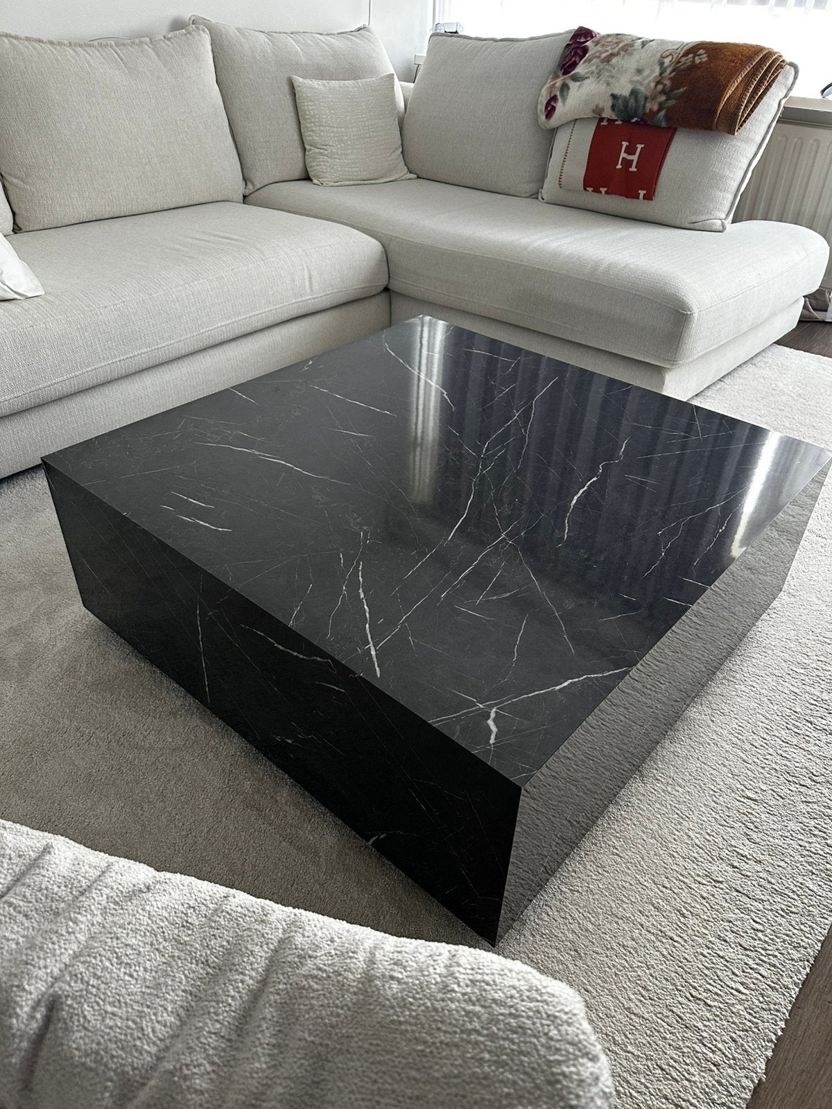 Salontafel Lesley | westwing, Huis en Inrichting, Tafels | Salontafels, Ophalen, 50 tot 100 cm, Vierkant, 50 tot 100 cm