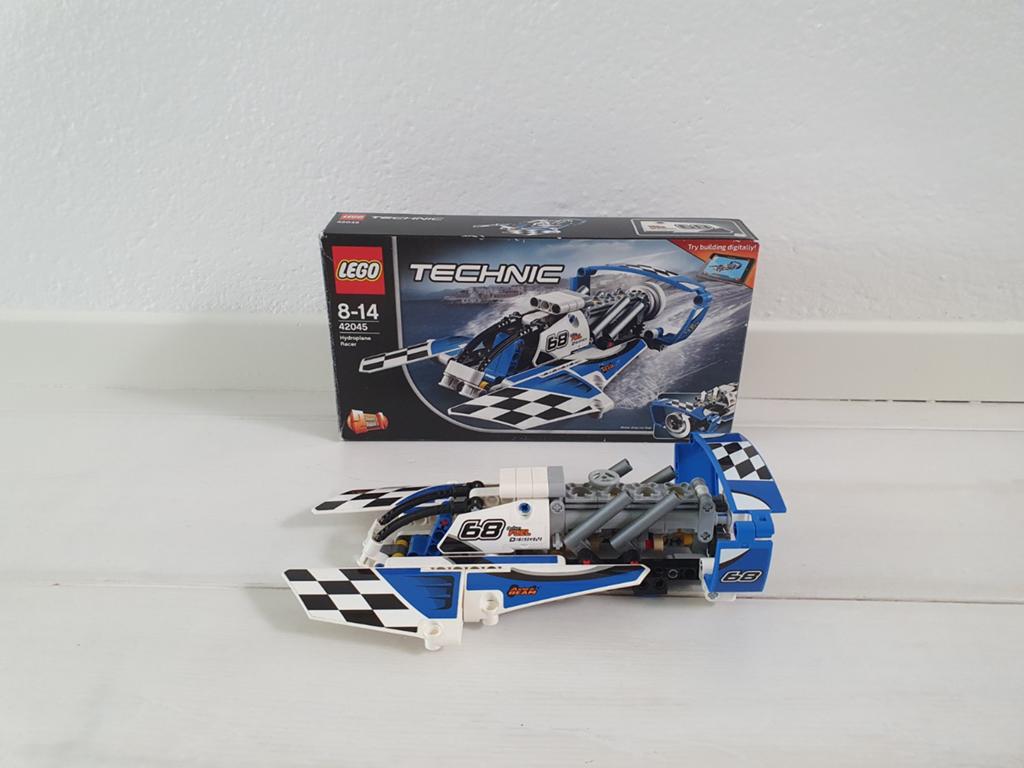 Lego Technic 42045 Hydroplane Racer met doos, Kinderen en Baby's, Speelgoed | Duplo en Lego, Compleet, Lego, Ophalen of Verzenden