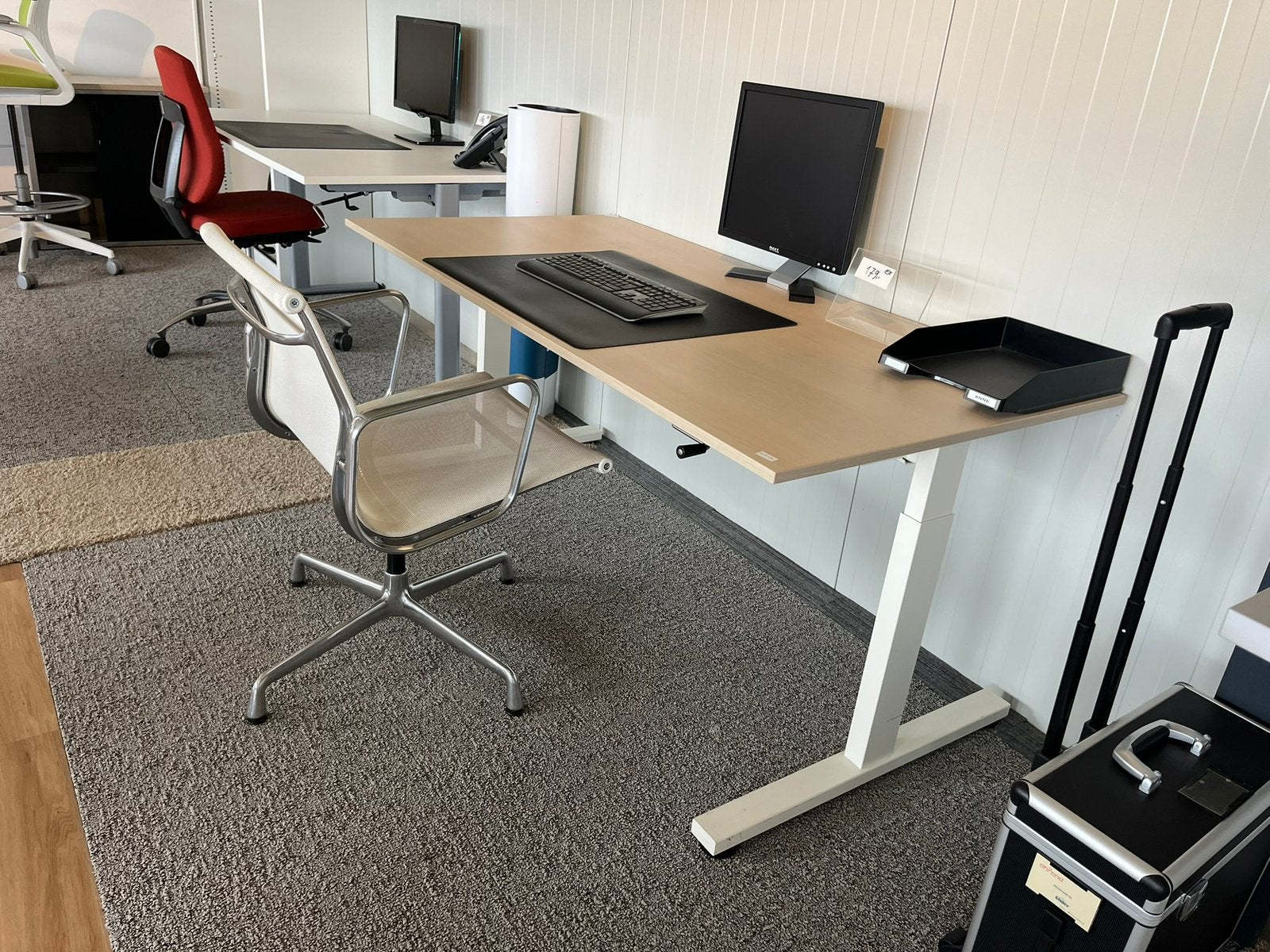 Diverse slinger bureau optiioneel  bureaustoel, Ophalen, Overige typen, 160 cm, Gebruikt
