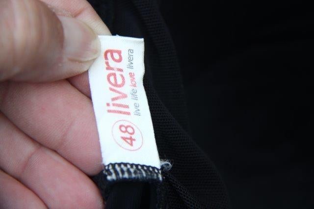Badpak zwart/ wit Livera mt 48 C cup Vaste prijs, Verzenden, Zwart, Badpak, Zo goed als nieuw