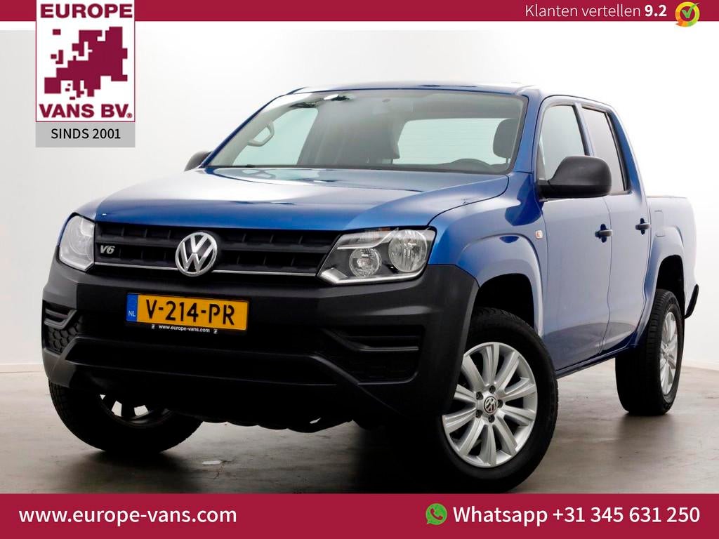 Volkswagen Amarok 3.0 TDI V6 164pk E6 Plus Cab Trendline Air, Achterwielaandrijving, Gebruikt, Euro 6, Blauw