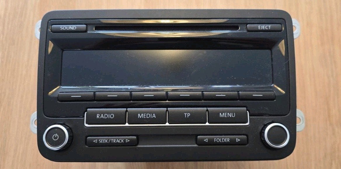 VW Radio RCD 310 - Origineel Volkswagen Autoradio, Auto diversen, Verzenden, Zo goed als nieuw