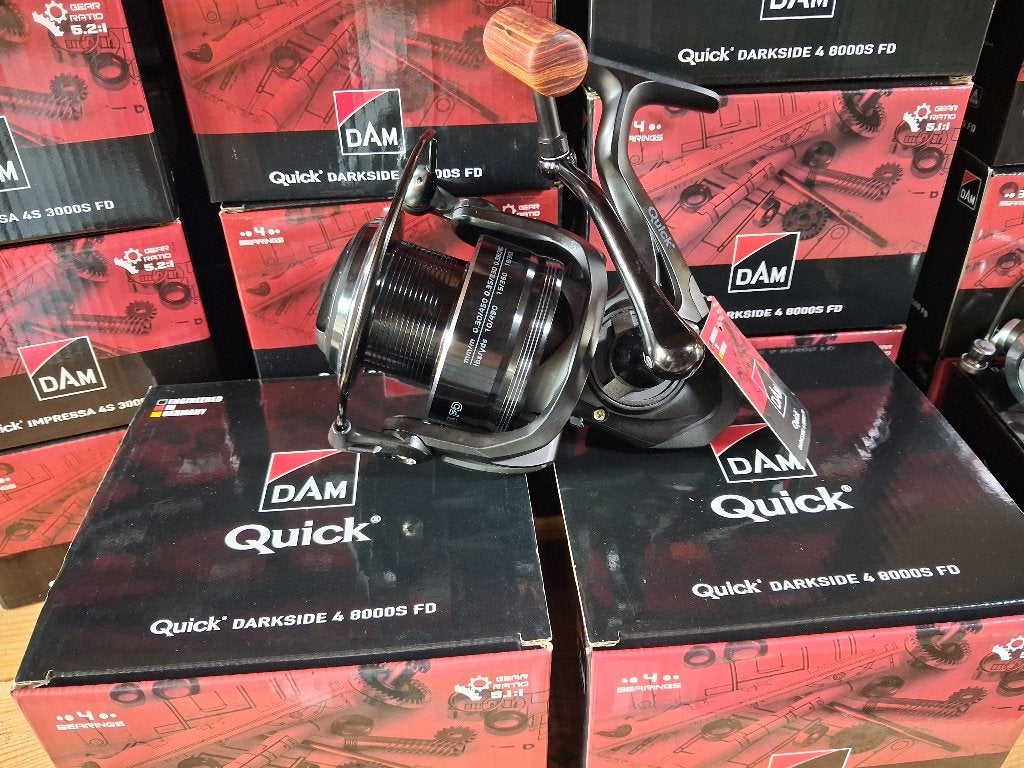 DAM Quick Darkside 4 8000S (Stalking) karpermolens..Nieuw!, Tinstraat, Molen, Nieuw, Ophalen of Verzenden