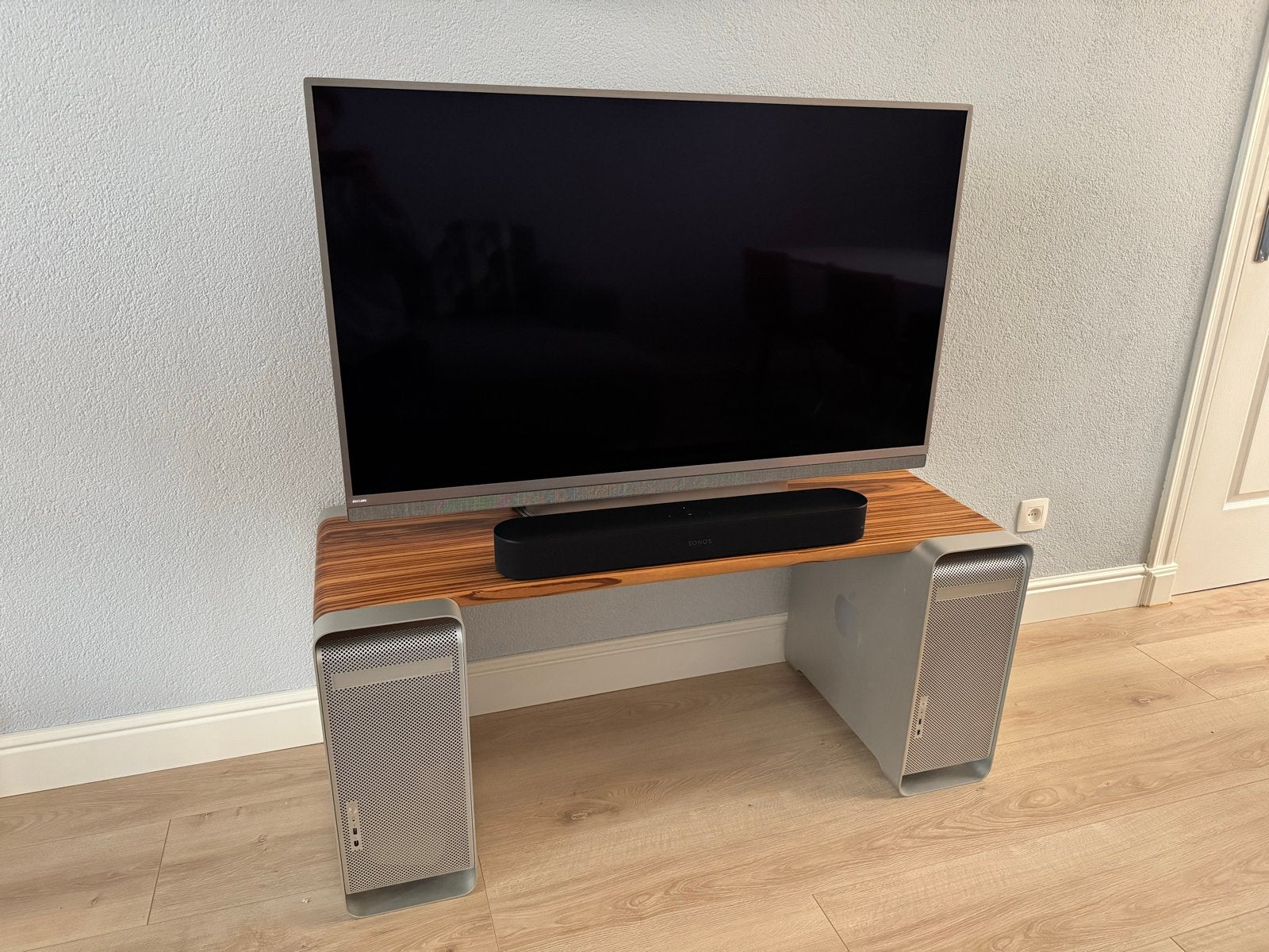 Uniek TV Meubel van Apple Mac G4 Kasten & Zebrano Hout, Ophalen, Gebruikt, Meerkleurig, Vintage