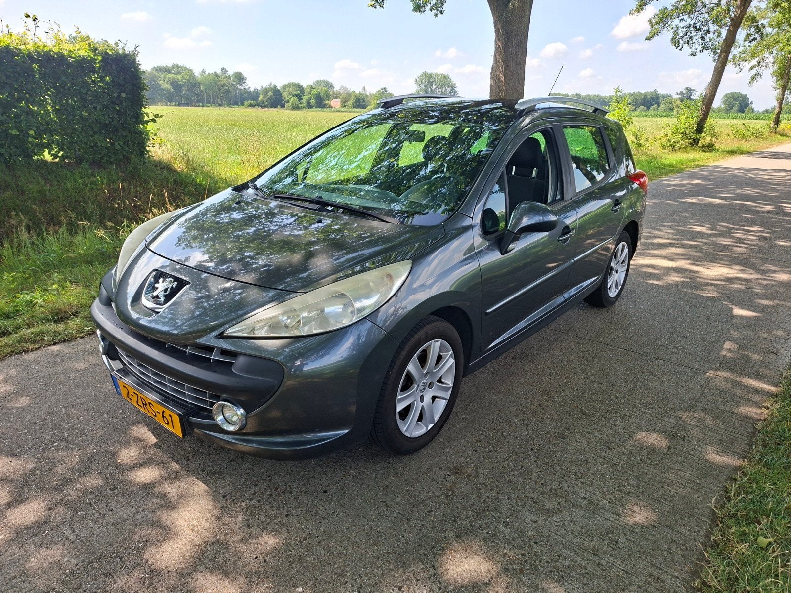 Peugeot 207 1.6 16V SW 2008 Grijs topstaat, Auto's, Peugeot, Voorwielaandrijving, 4 cilinders, 1202 kg, Stationwagon