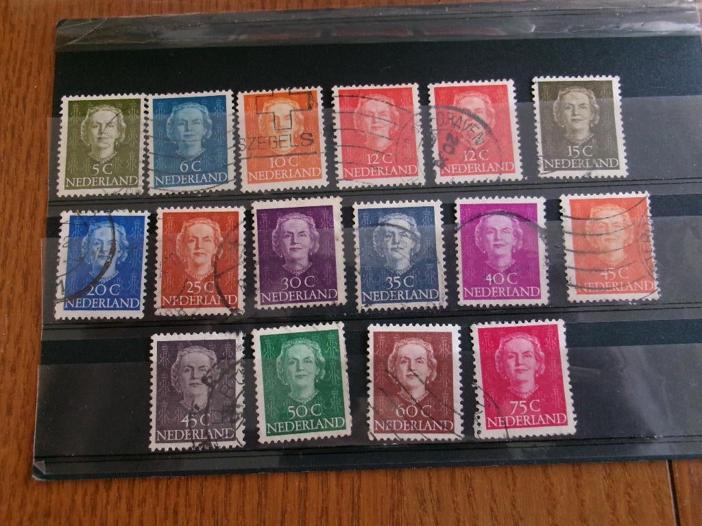 1949 - 1951 - koningin juliana (211c), Verzenden, Gestempeld